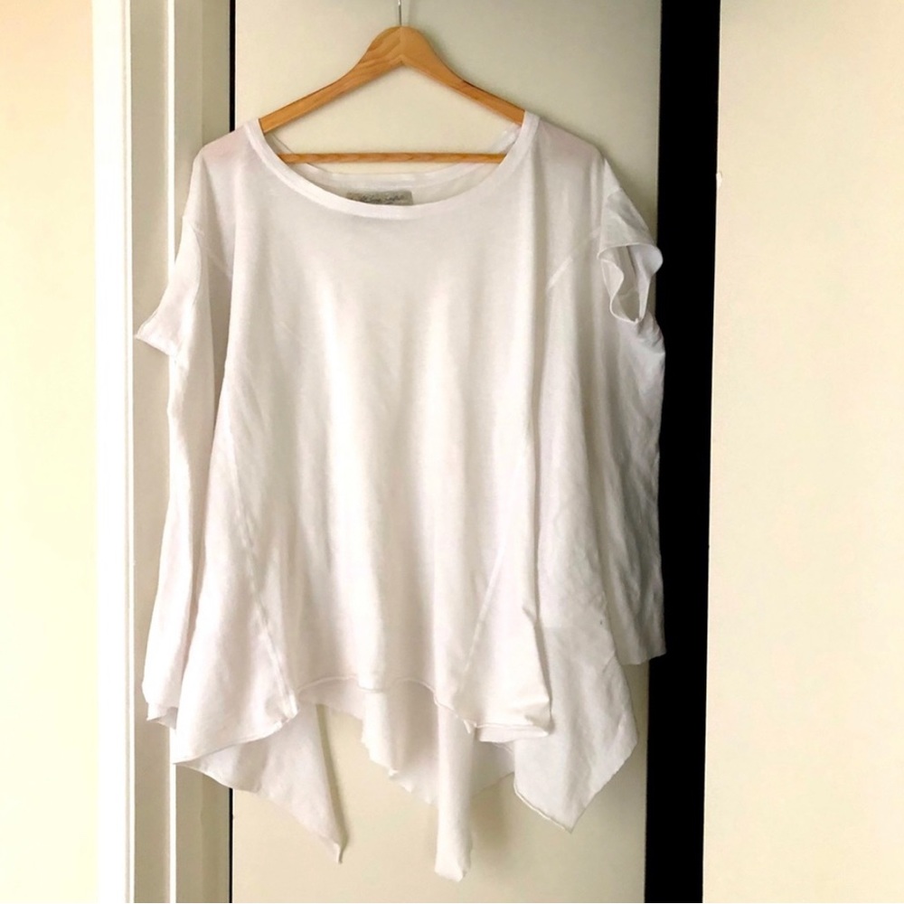 All Saints Spitalfields asymmetrical Godiva Tee Shirt